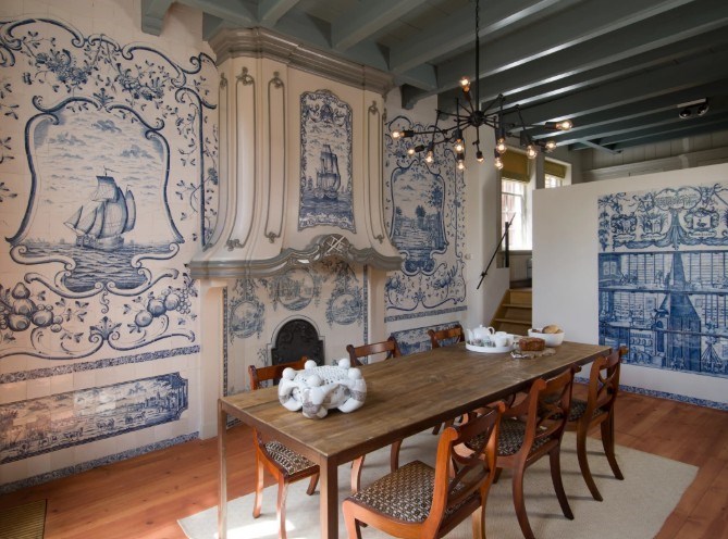 Overnachten in een 17de-eeuwse huis in het historische centrum van Makkum