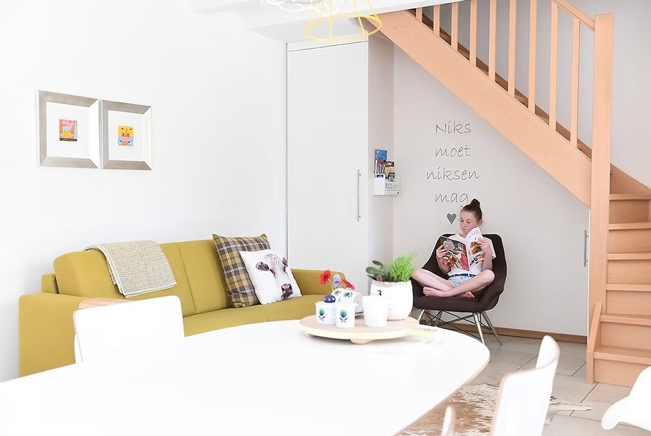 Voormalige koestal op een monumentale Limburgse hoeve