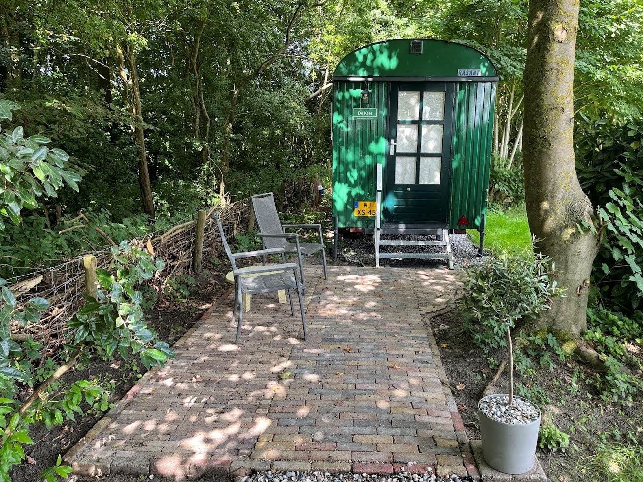 Overnachten in een verbouwde keet op Texel