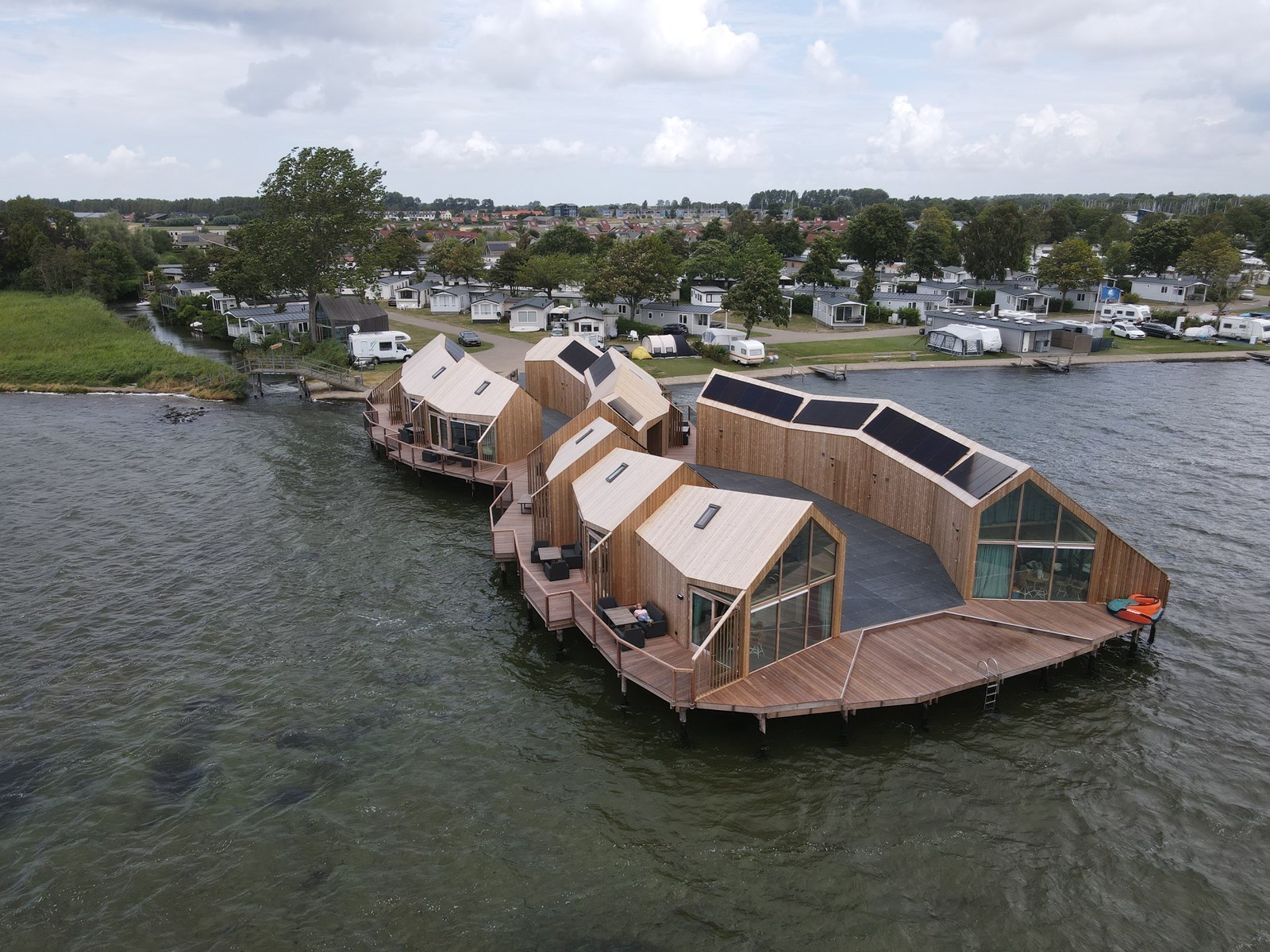 Unieke suite boven het water in Zeeland
