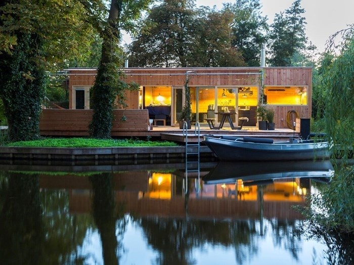 Eiland cabin. Rust en natuur op een kwartier van centrum Rotterdam