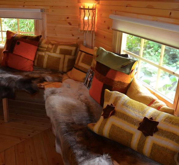 Finse Kota met houtgestookte hottub