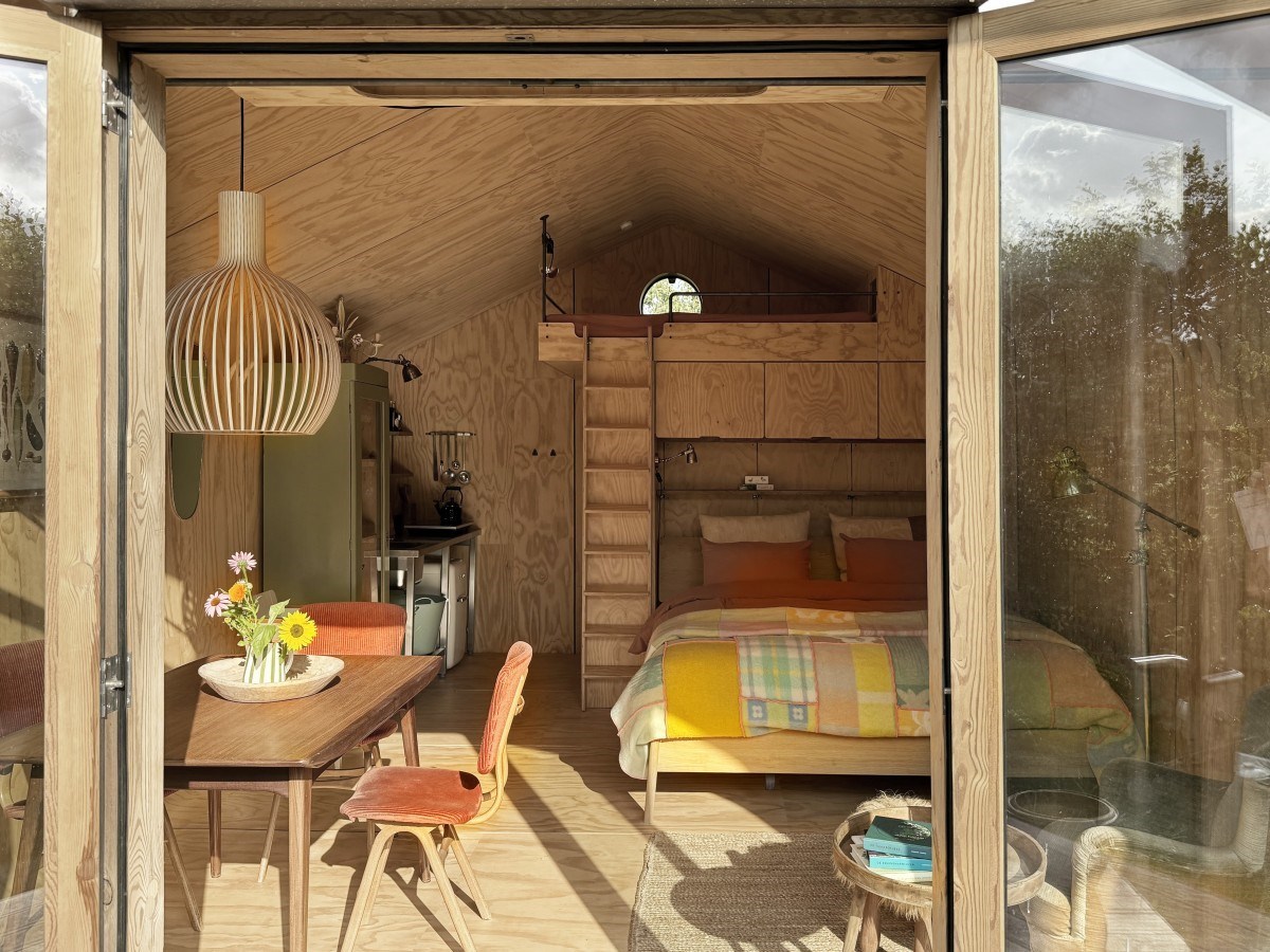 Wikkelhuisje met directe toegang tot je eigen stukje eetbare tuin