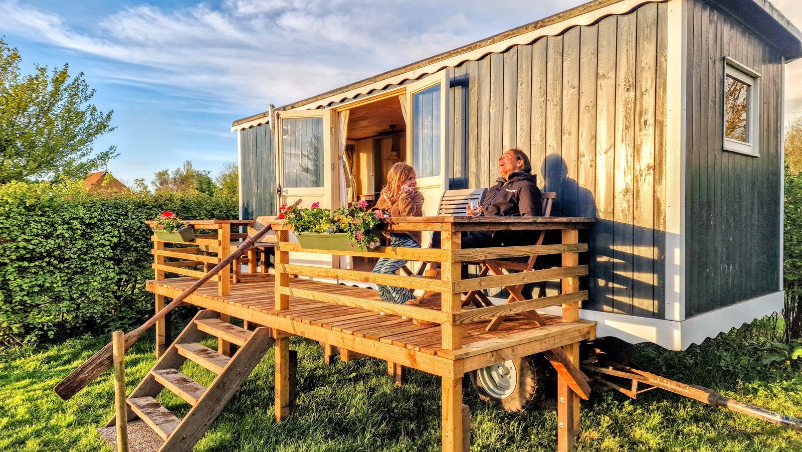 Gezellige pipowagen vol heerlijke knusse kneuterigheid