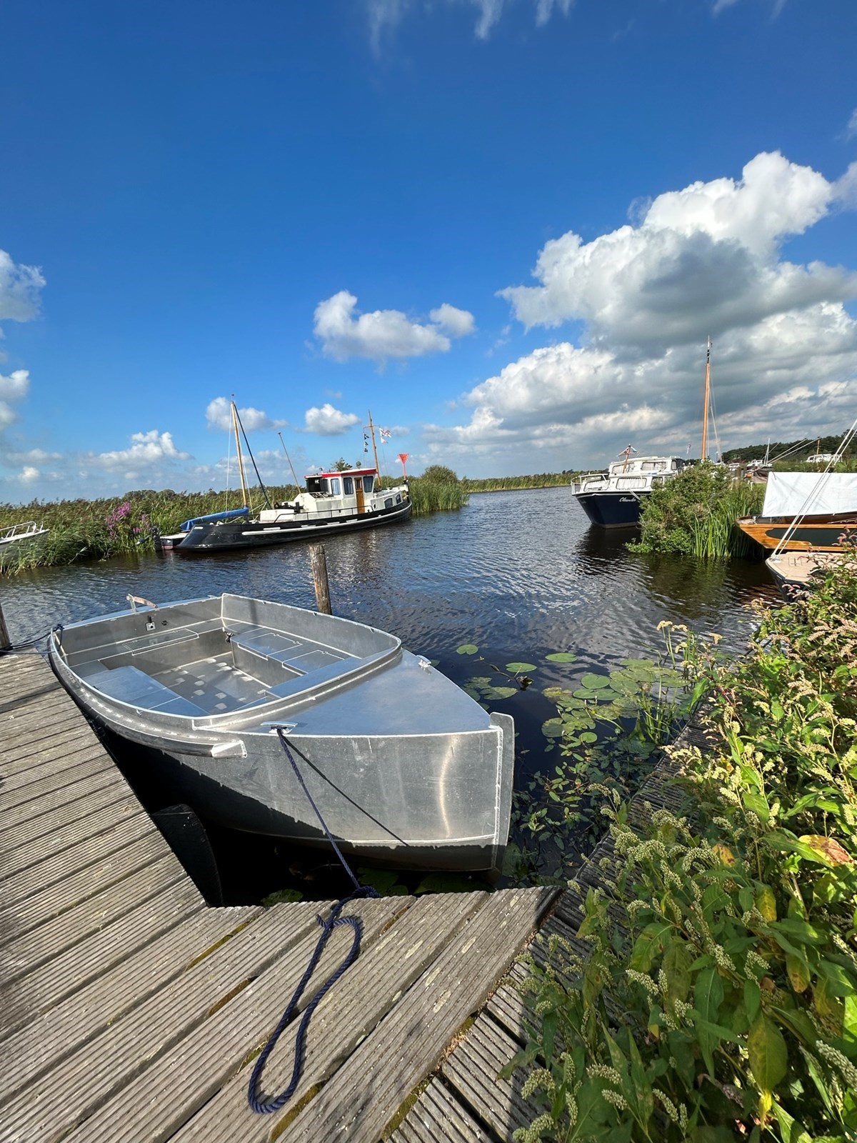 Unieke vakantiewoning op een eiland midden Nationaal Park Âlde Feanen, inclusief een elektrische boot