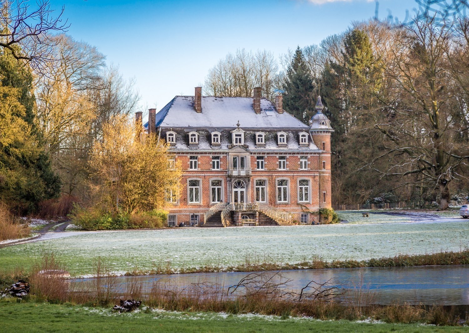 Balkonkamer in een Belgisch kasteel