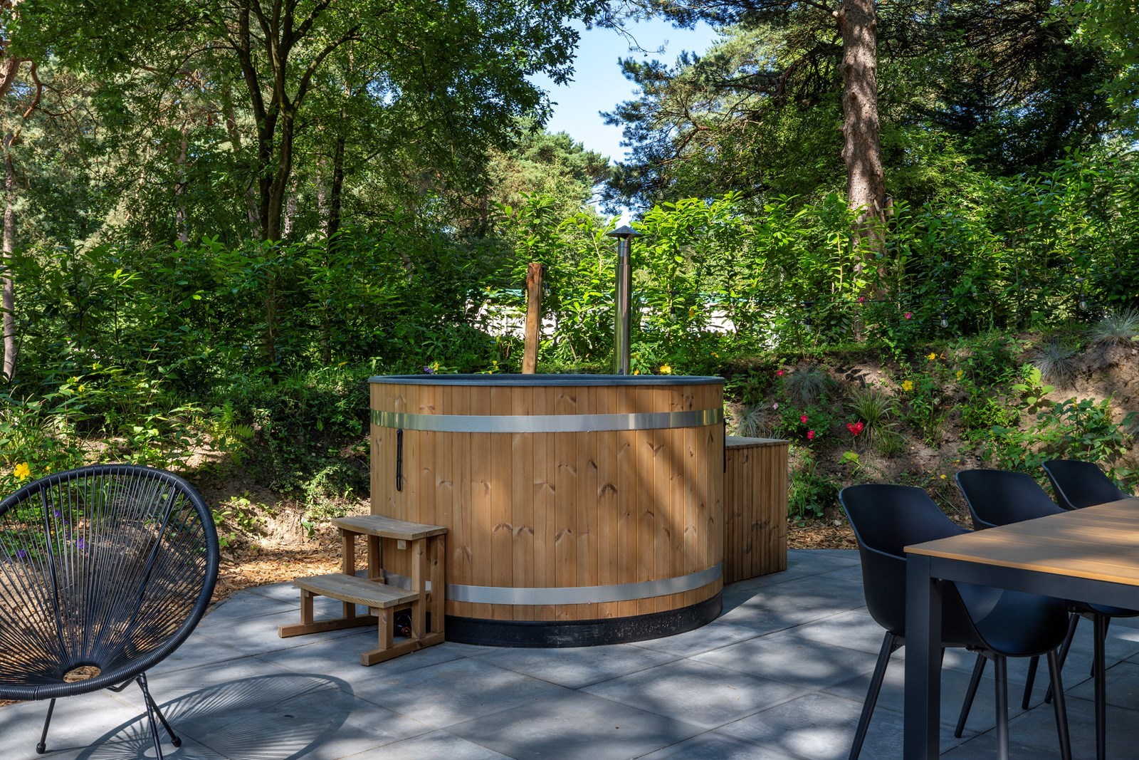 Wellness kota met hottub en sauna