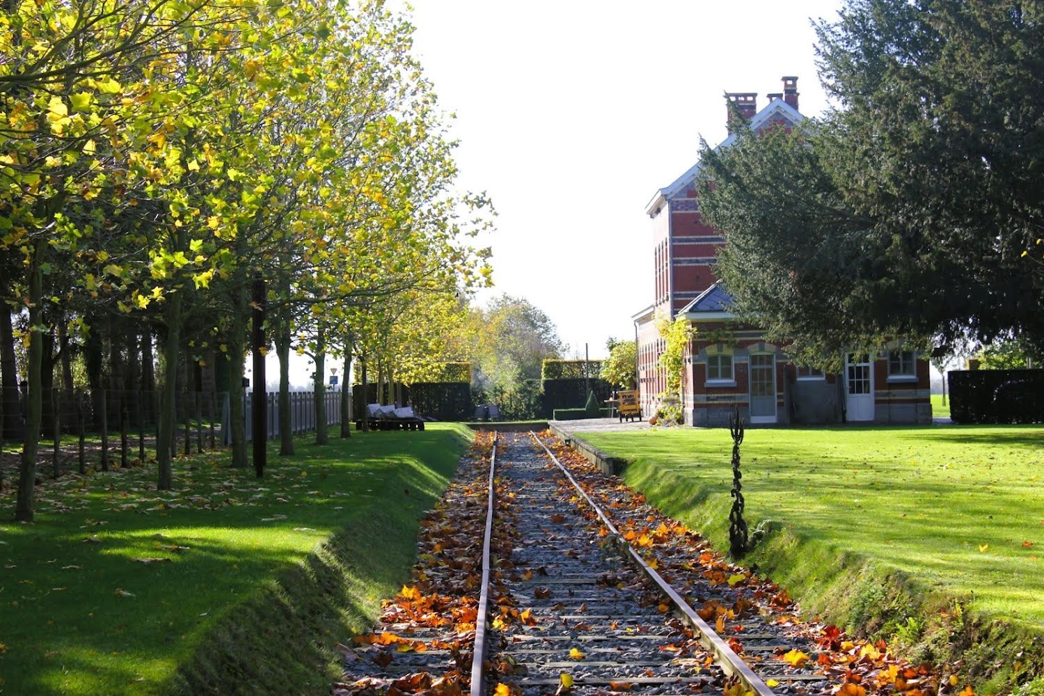 Bijzondere vakantiewoning in een voormalig treinstation