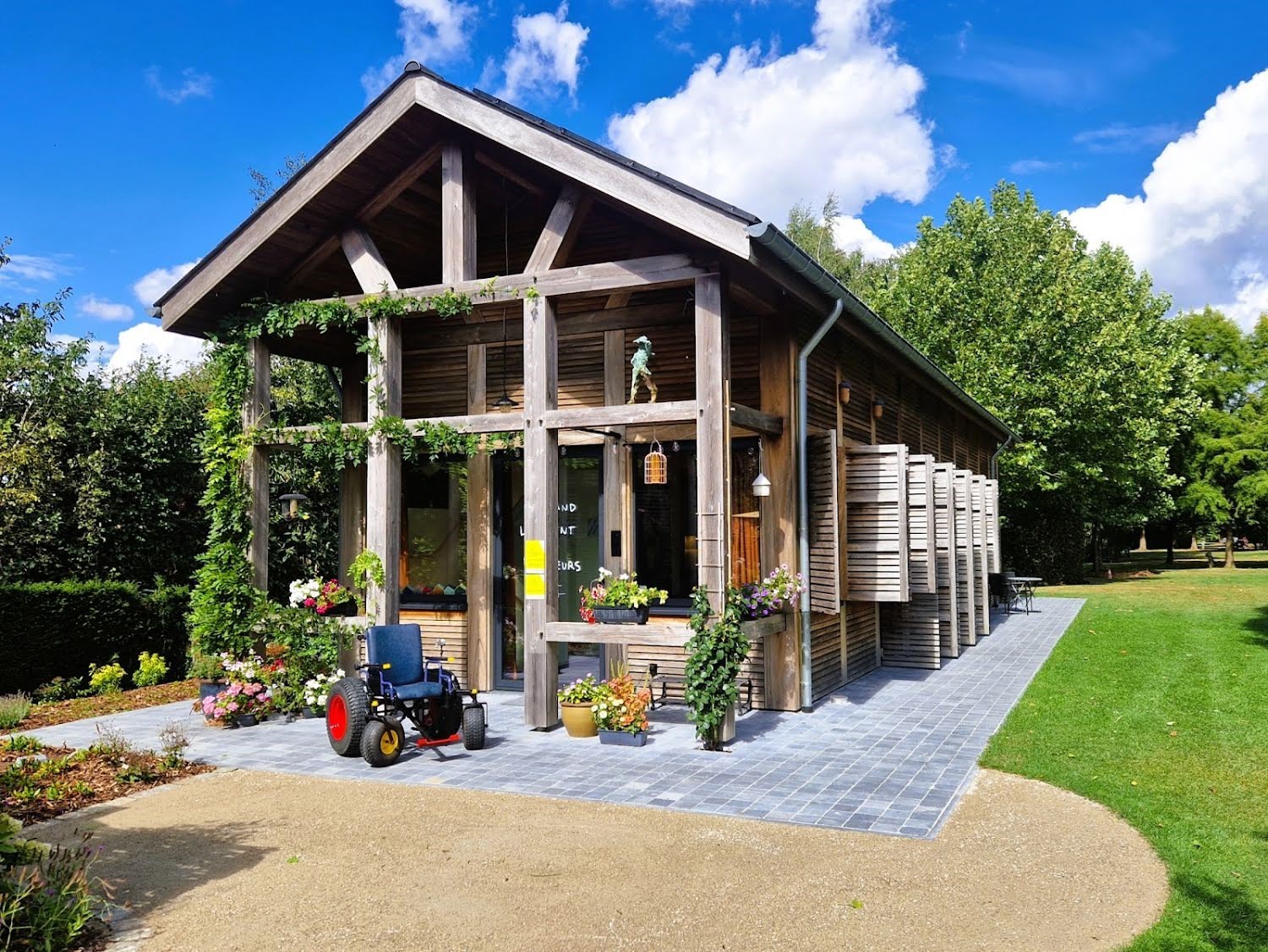 Rolstoelvriendelijke vakantiewoning in een voormalig treinstation