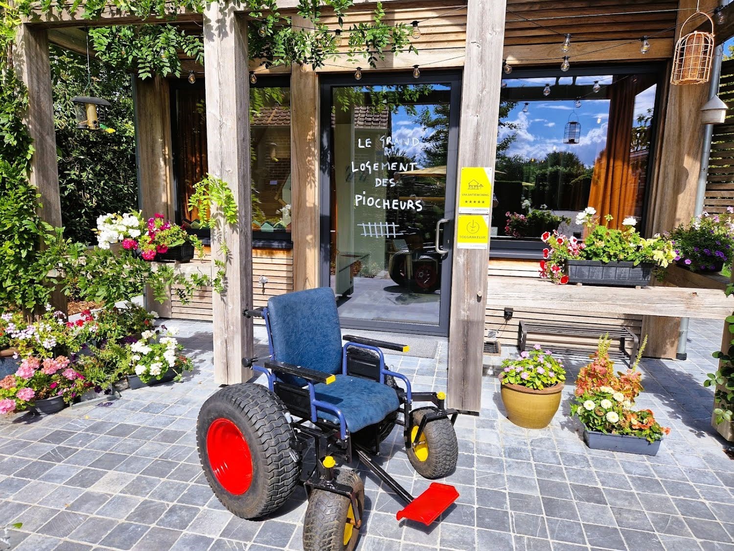 Rolstoelvriendelijke vakantiewoning in een voormalig treinstation