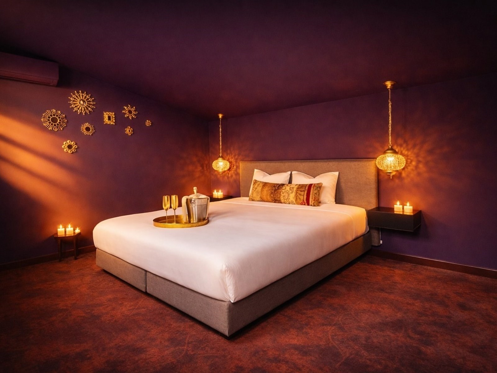 Luxe 4-persoons Privé Wellnesslodge met groot Bubbelbad onder een ✨ sterrenhemel ✨, Stoomruimte & Sauna, geïnspireerd op Azië & India. 🍾 Gratis Fles Prosecco en Partner Connect Box 🍾