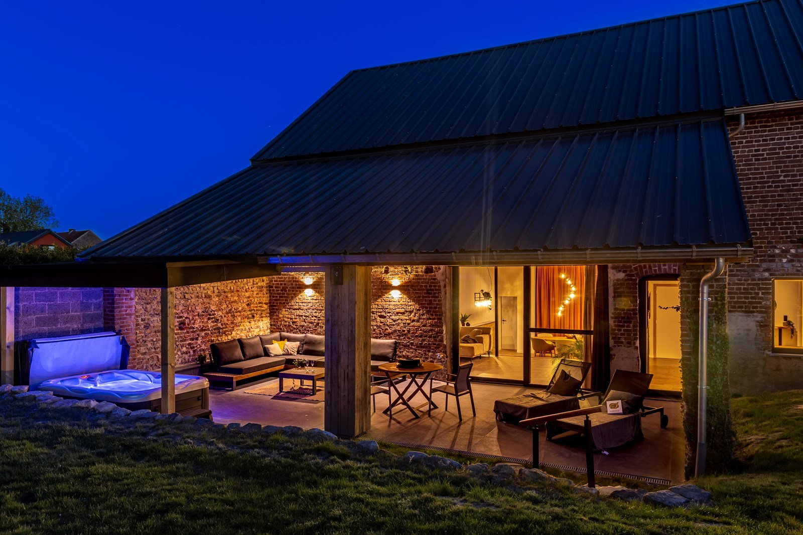 Wellnesshoeve met privéspa