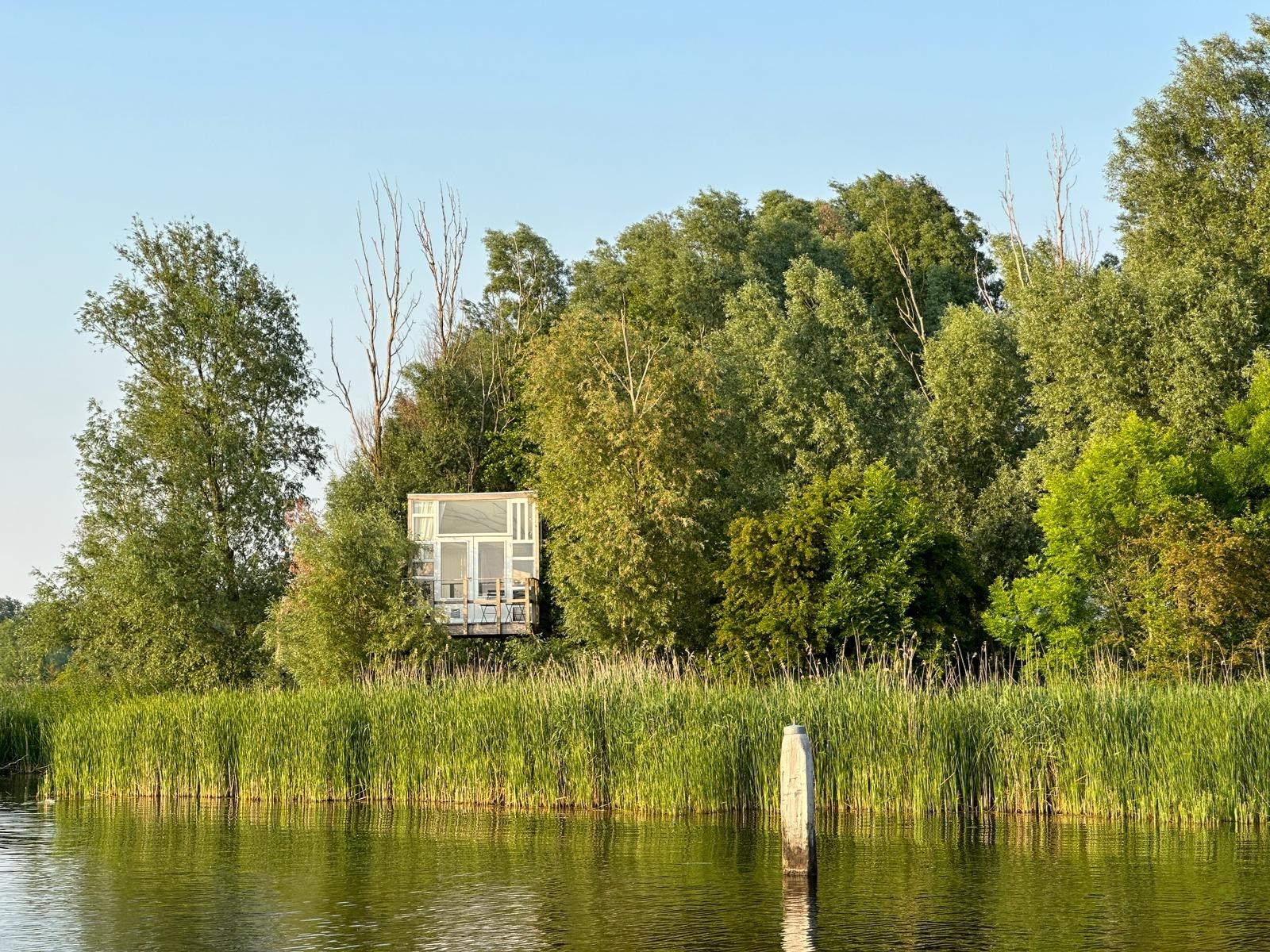 Boomhut boven het water: wakker worden met het mooiste uitzicht van Friesland