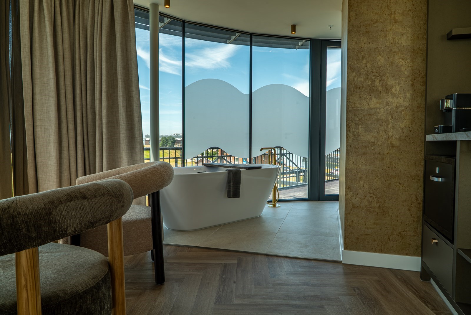 Exclusief penthouse met een adembenemend 360 graden panorama over zee en haven