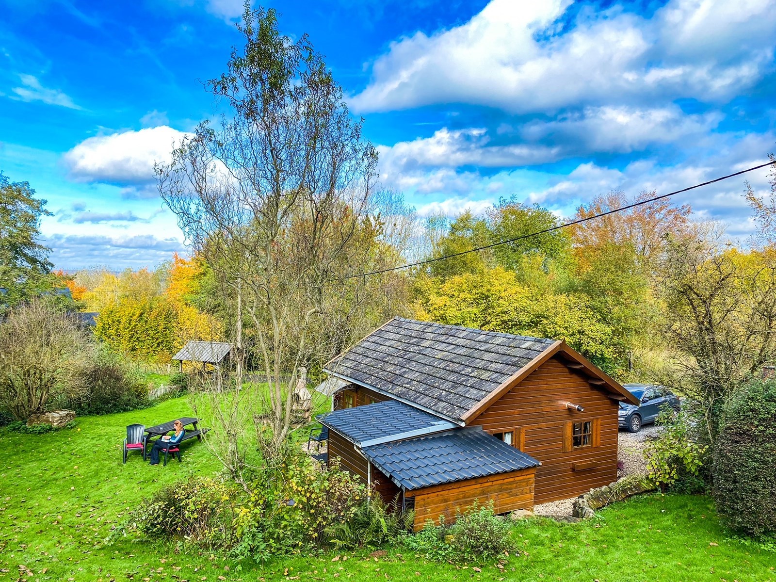 Knus chalet in de Ardennen met grote tuin en bos