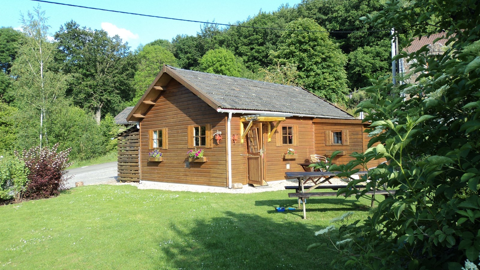 Knus chalet in de Ardennen met grote tuin en bos