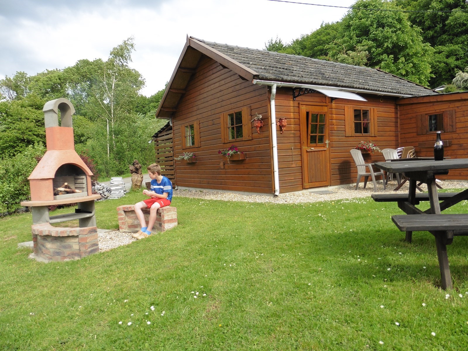 Knus chalet in de Ardennen met grote tuin en bos