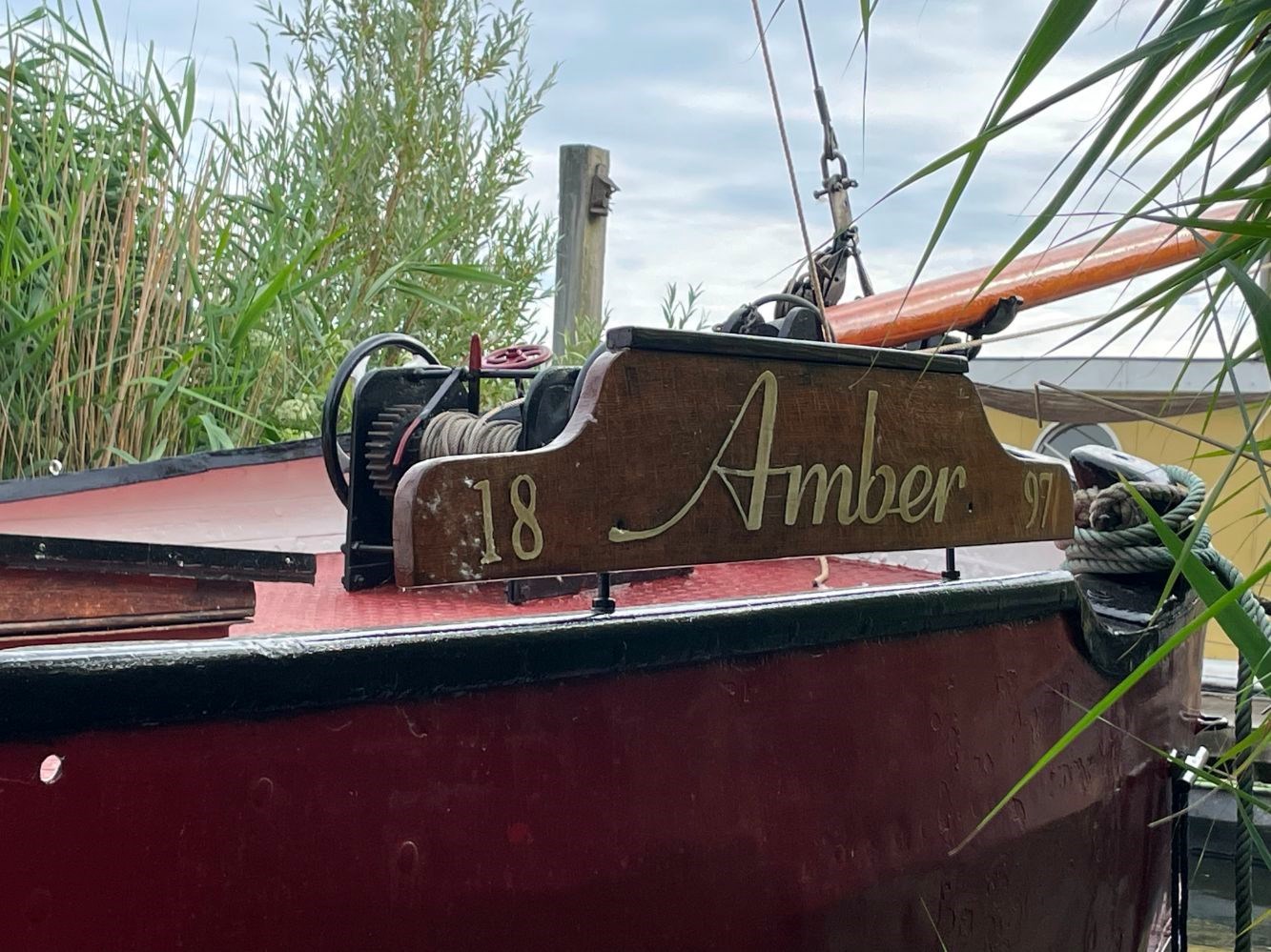 Overnachten op een antieke zeilboot