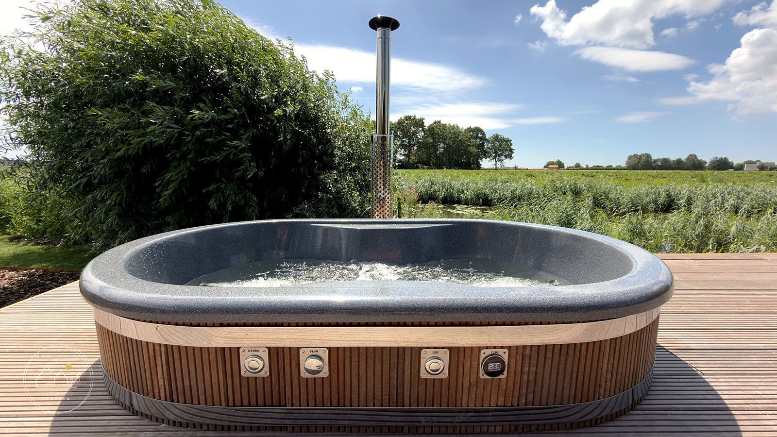 Romantische 2-persoons glamping lodge met hottub