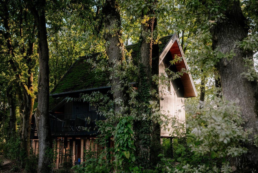 Luxe Natuurvilla met terras op hoogte en overkapte hottub