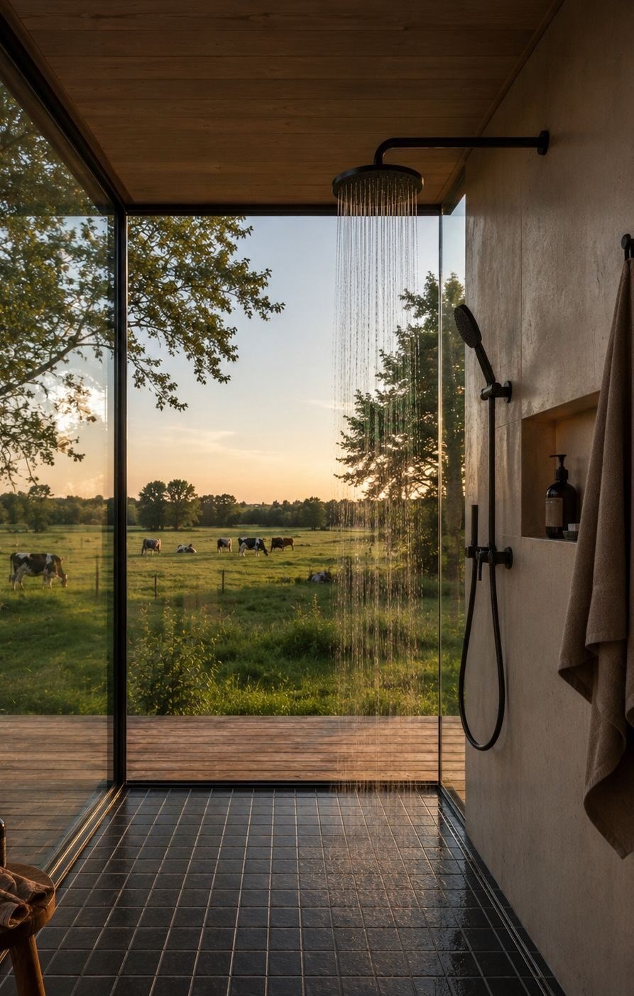 Slapen in een spiegelhuisje midden in het groen