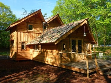 Luxe Boshuis met Finse sauna Luxe Boshuis met Finse sauna