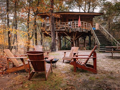 Origineel overnachten in een mega Boomhut Origineel overnachten in een mega Boomhut