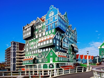 Gestapelde Zaanse huisjes Gestapelde Zaanse huisjes