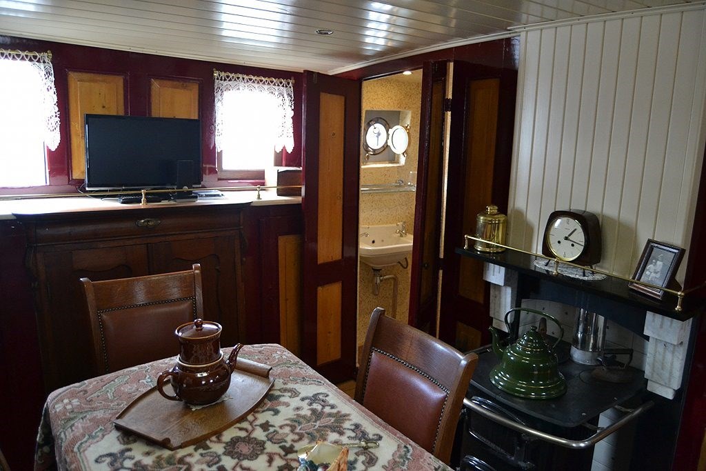 Unieke B&B op een voormalig vrachtschip uit 1912