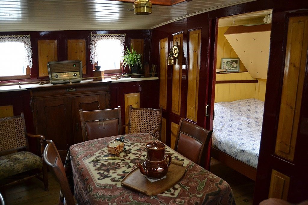 Unieke B&B op een voormalig vrachtschip uit 1912