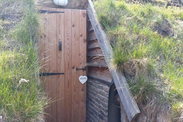 Romantische plaggenhut