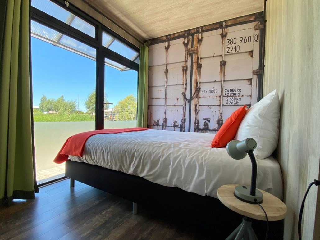 Slapen in een luxe Zeecontainer