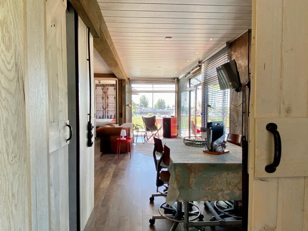 Slapen in een luxe Zeecontainer