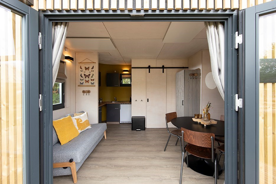 Tiny House met een unieke ronde vorm