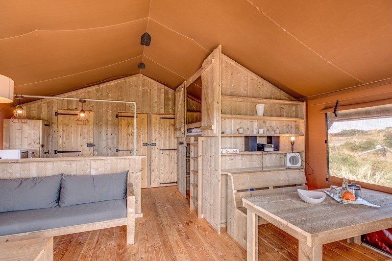 Safaritent in de duinen