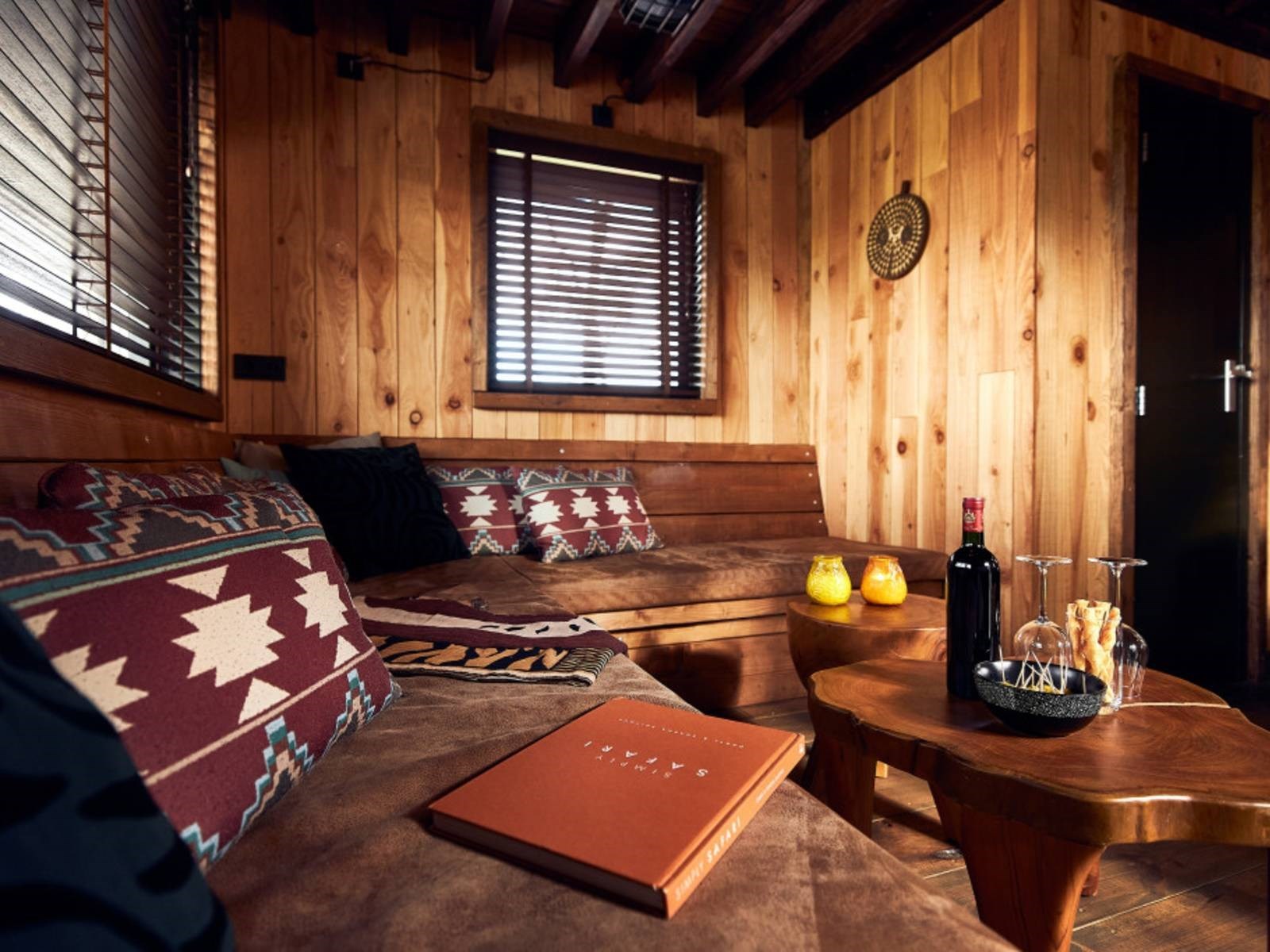 Boomhut met spectaculair uitzicht over de savanne van het safaripark