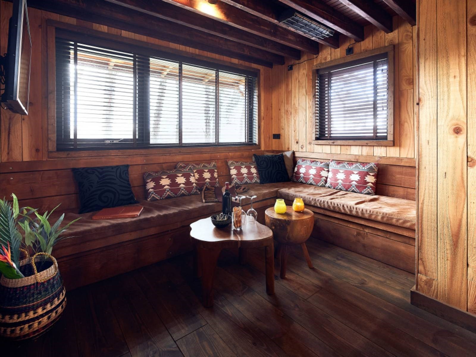 Boomhut met spectaculair uitzicht over de savanne van het safaripark