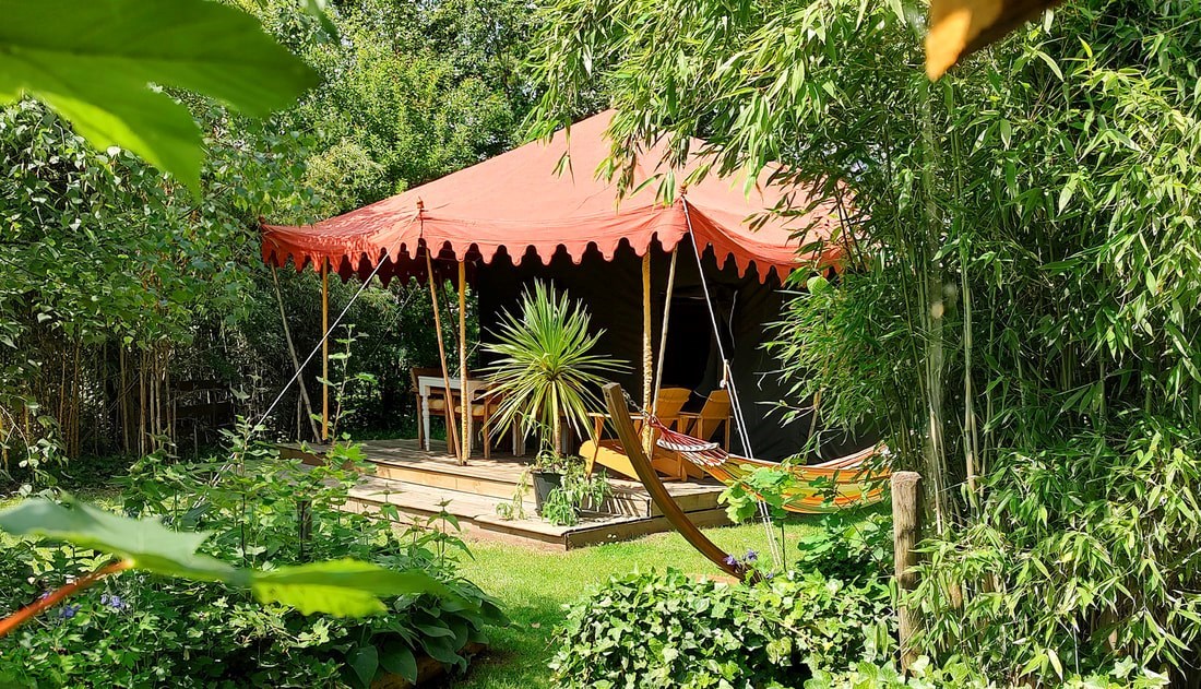 Glamping in een Indiase Radjatent