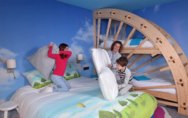 Slapen in een luchtballonkamer