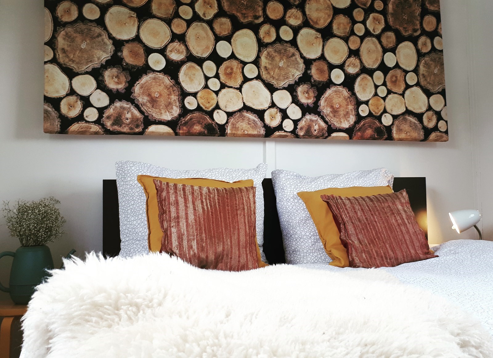 Pipowagen XXL met uitzicht op meertje