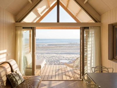 Strandhuisje met uitzicht op zee Strandhuisje met uitzicht op zee