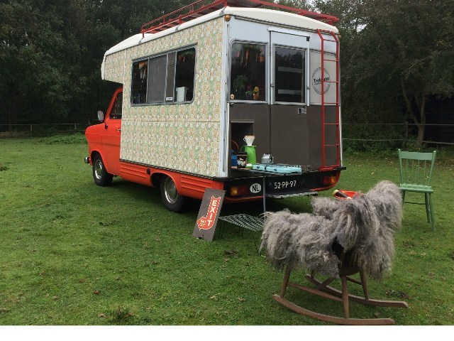 Querky kampeerbus Rode Rik