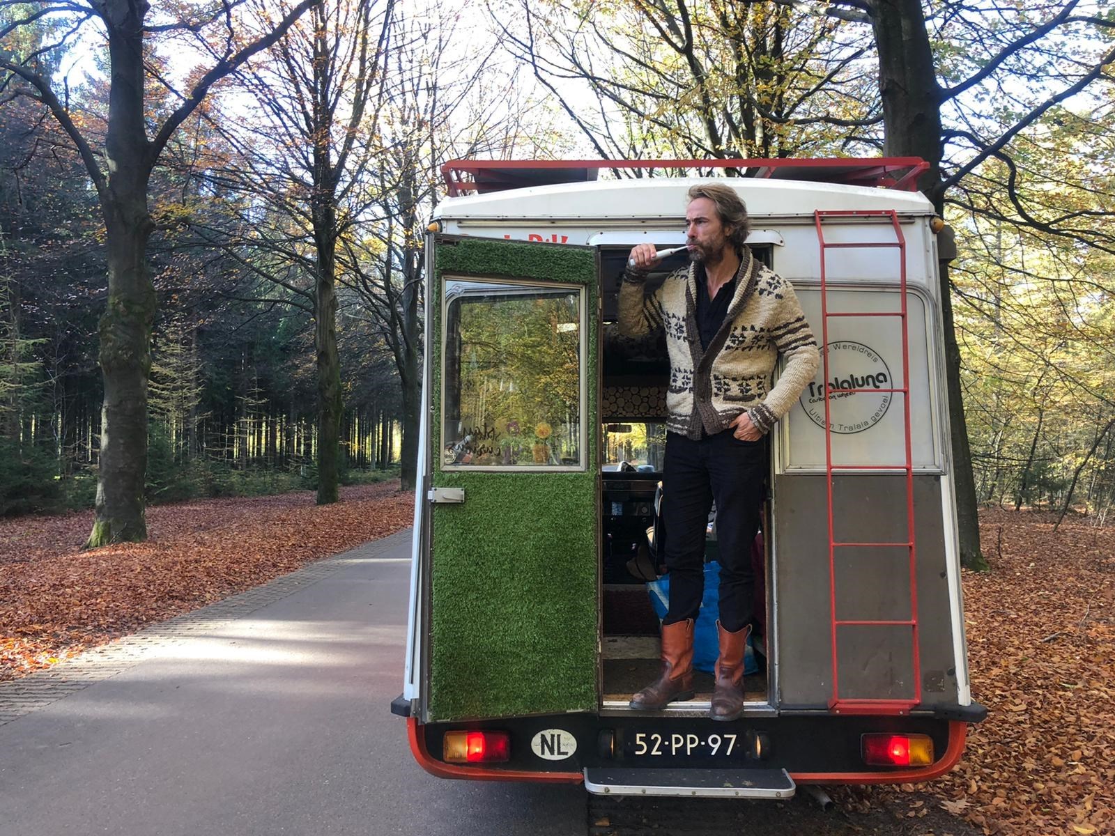 Querky kampeerbus Rode Rik