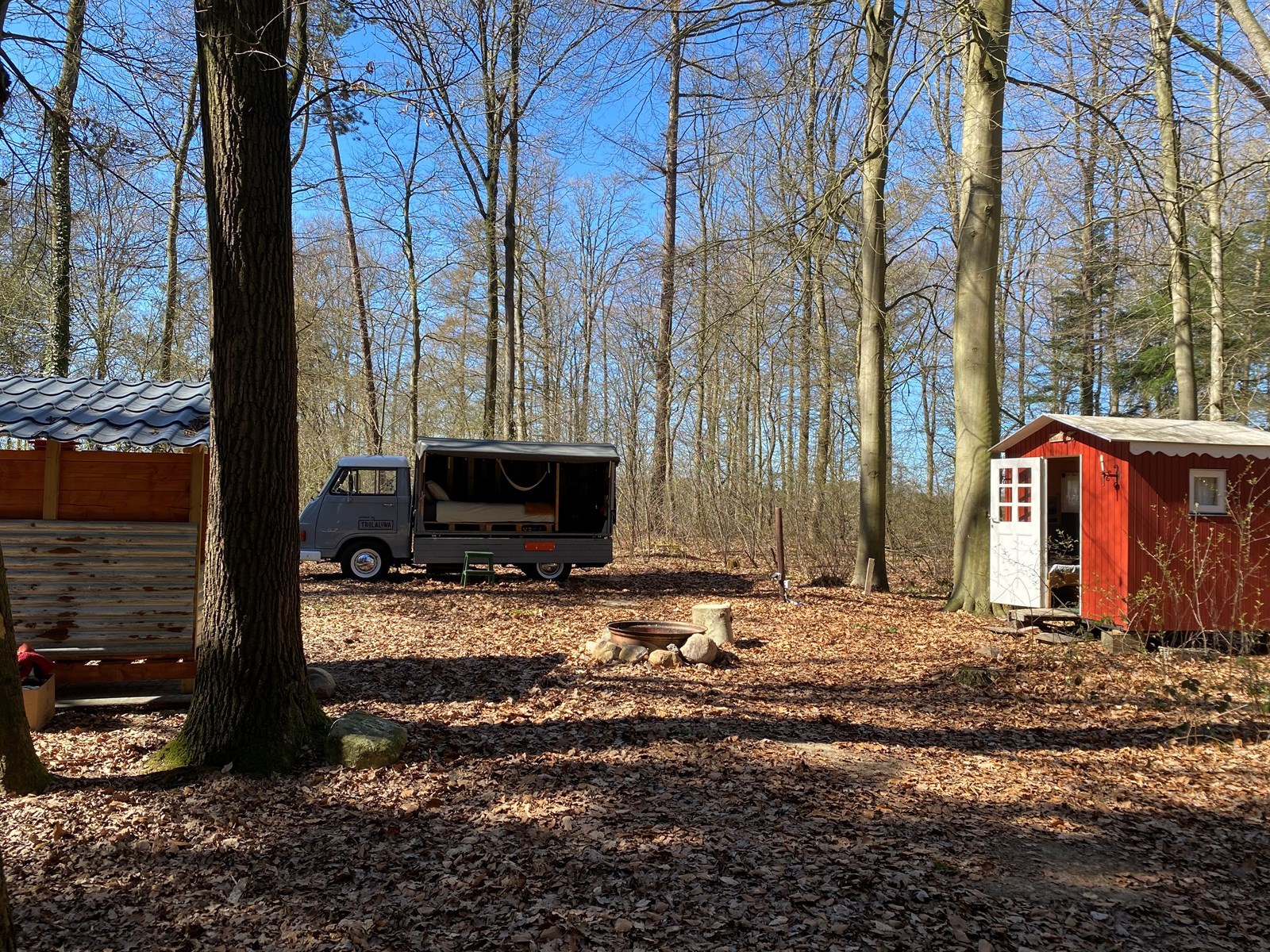 King Size Kamperen in Vintage wagen