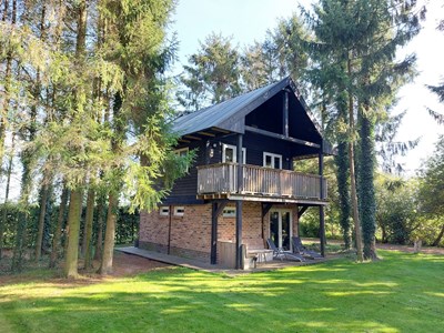 Boomhuis in Scandinavische sferen Boomhuis in Scandinavische sferen