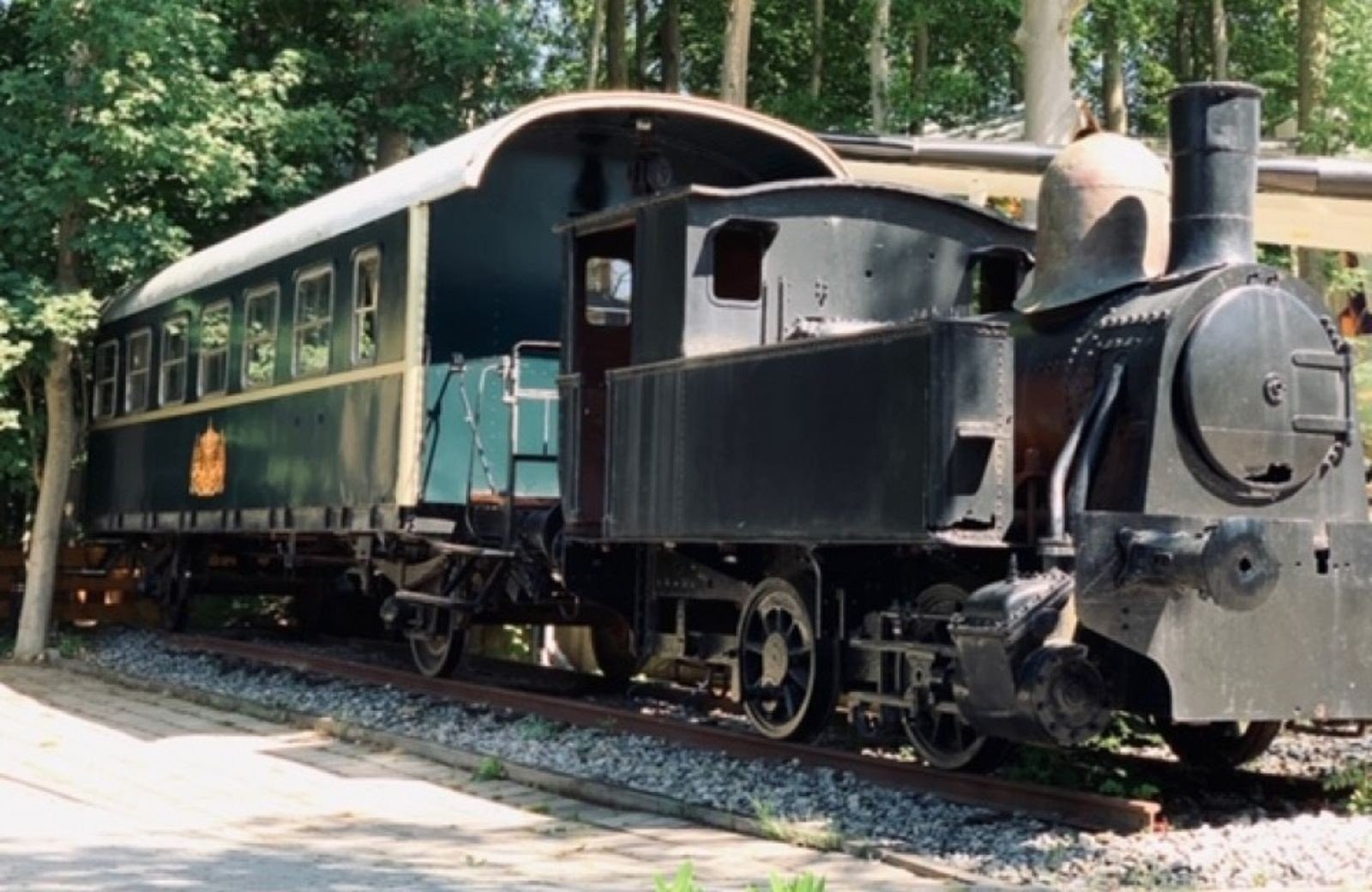 Slapen in een ouderwetse Treinwagon