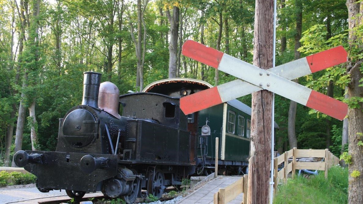 Slapen in een ouderwetse Treinwagon