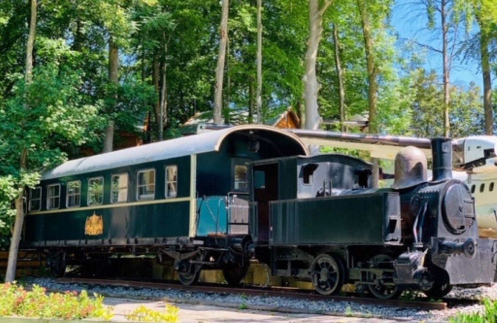 Slapen in een ouderwetse Treinwagon