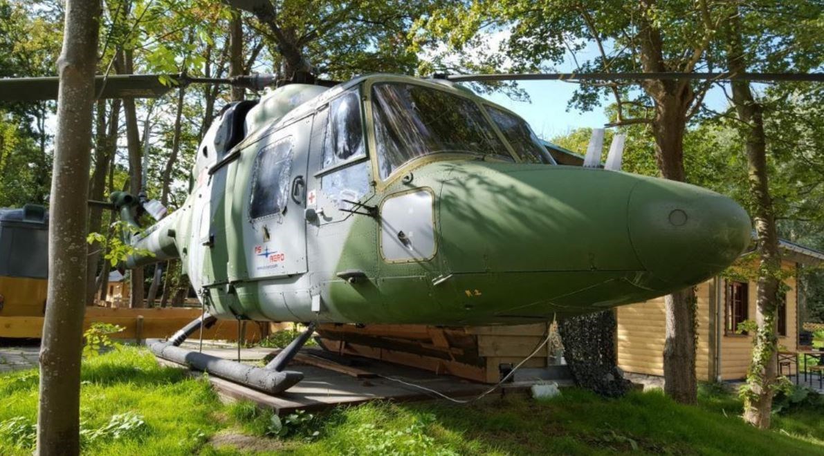 Slapen in een echte Lynx Helikopter van de Royal Air Force
