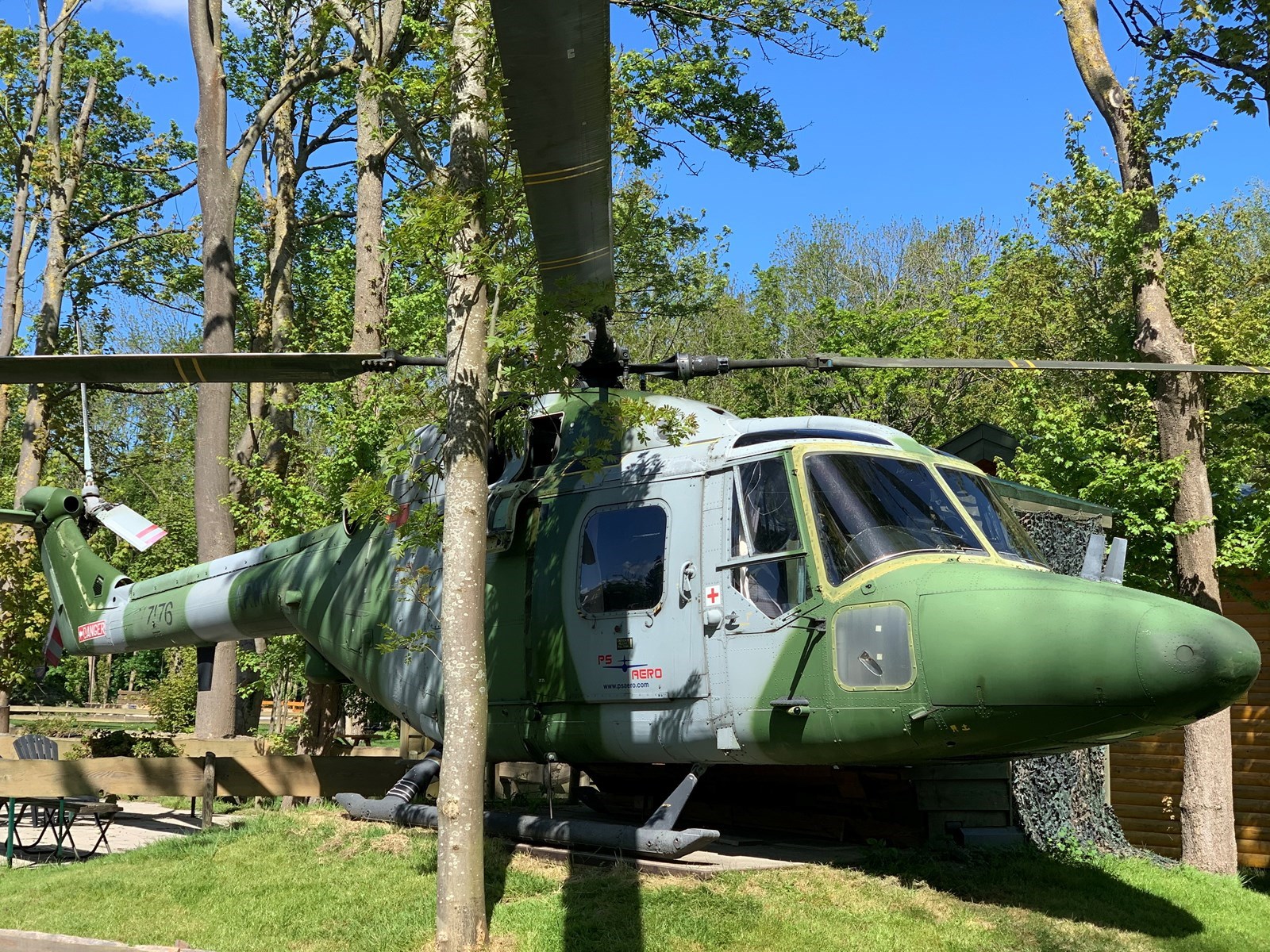 Slapen in een echte Lynx Helikopter van de Royal Air Force